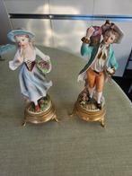 Twee beeldjes biscuit, Ophalen of Verzenden