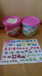 2 Boxen met 340 glitter clics, Kinderen en Baby's, Speelgoed | Bouwstenen, Ophalen, Zo goed als nieuw, Overige merken