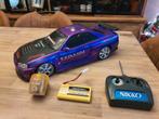 Nissan skyline GTR 1.10 rc nikko, Hobby en Vrije tijd, Modelbouw | Radiografisch | Auto's, Ophalen, Zo goed als nieuw