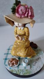Set van 3 handgeschilderde Sarah Kay figuurtjes, Ophalen of Verzenden, Zo goed als nieuw
