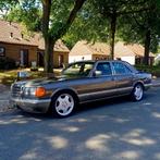 Mercedes 260se, Auto's, Mercedes-Benz, Automaat, Zwart, Zwart, Leder
