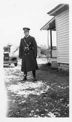orig. foto - Amerikaanse politieagent - jaren 30 of 40, Verzenden, Rijkswacht, Foto of Poster