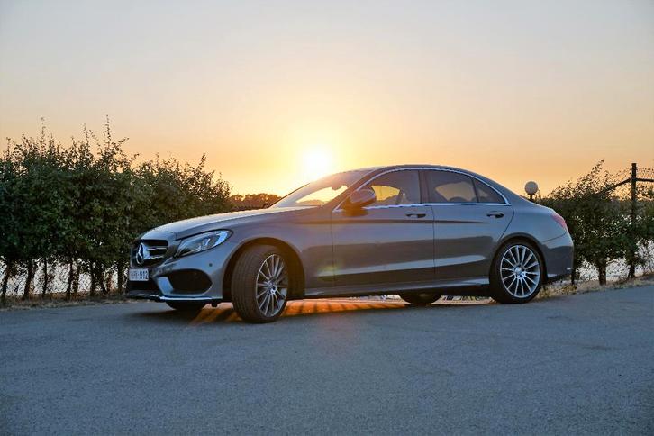 Mercedes C200 AMG Line diesel 2017, Auto's, Mercedes-Benz, Particulier, C-Klasse, Trekhaak, Diesel, Euro 6, Berline, 4 deurs, Automaat