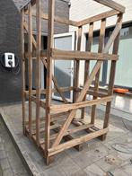 Leeg rek, pallet, Tuin en Terras, Brandhout, Ophalen