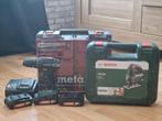 Vijsmachine metabo+3 batterijen+lader./decoupeerzaag bosch, Ophalen, Zo goed als nieuw