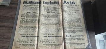 Avis espionnage, Belgique 1WW  beschikbaar voor biedingen