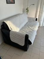 Zetelbed 2 persoons, Ophalen, Gebruikt, Tweepersoons, Leer