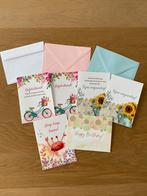 Wenskaarten verjaardag incl. enveloppe, Ophalen of Verzenden, Nieuw