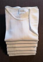 5 witte jongens onderlijfjes met V-hals en korte mouw, 176, Kinderen en Baby's, Kinderkleding | Maat 176, Ophalen of Verzenden
