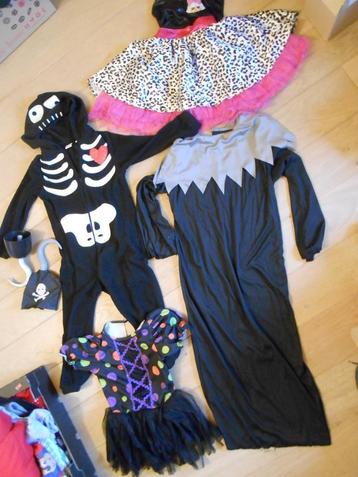 déguisement Halloween, sorcière, robe LOL,  tunique 4à8e/P beschikbaar voor biedingen