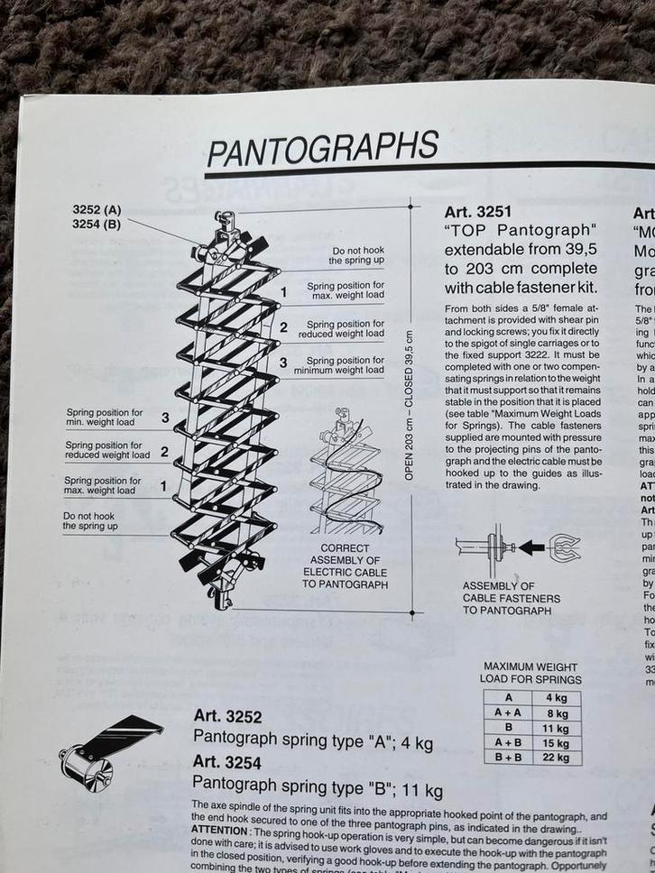Pantograaf, Audio, Tv en Foto, Fotografie | Fotostudio en Toebehoren, Gebruikt, Ophalen