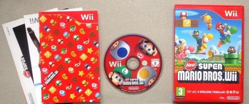 New Super Mario Bros voor de Nintendo Wii Compleet, Games en Spelcomputers, Games | Nintendo Wii, Zo goed als nieuw, Ophalen of Verzenden