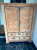 kast in teak, Huis en Inrichting, Ophalen, Gebruikt, Teakhout, Met deur(en)
