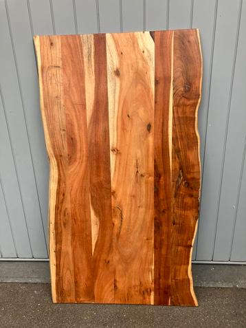 Plateau de table en acacia, 100 à 150 cm, Quatre personnes, Comme neuf, Enlèvement