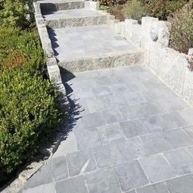 Dalles en pierre bleue 20x20x2,5cm PROMO, Bricolage & Construction, Briques, Neuf, Pierres naturelles, Enlèvement