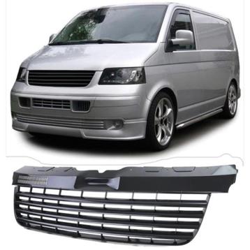 Embleemloze Grill Volkswagen Transporter T5 [Zwar] beschikbaar voor biedingen