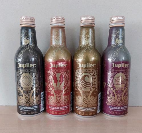 Tomorrowland lege bierflesjes jupiler - 4 stuks., Verzamelen, Merken en Reclamevoorwerpen, Zo goed als nieuw, Gebruiksvoorwerp