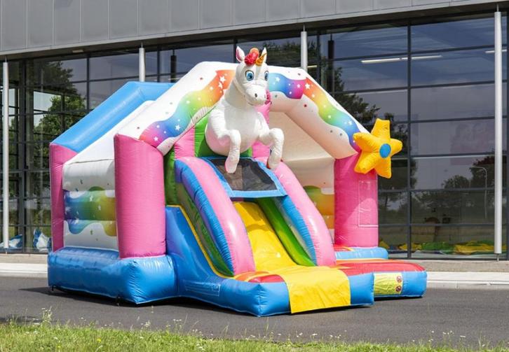 Springkastelen te huur – ook geschikt voor binnenfeestjes!, Hobby en Vrije tijd, Feestartikelen | Verhuur, Verzenden