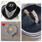 3 juwelen, 1 prijs, luxe set, dream catcher, zircoon ring., Handtassen en Accessoires, Armbanden, Nieuw, Goud, Goud, Ophalen of Verzenden