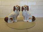 Prachtige keramische hondjes – hand­ge­schilderd, Engeland, Enlèvement ou Envoi
