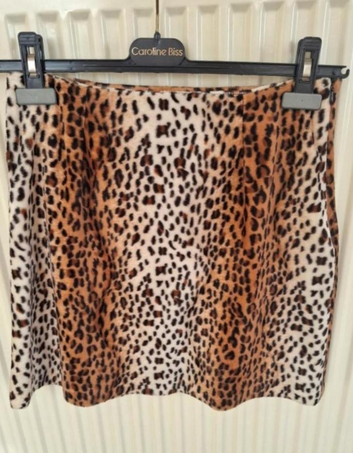 Prachtige Mini Rok in Luipaardprint - 36/38 - Nieuw, Kleding | Dames, Rokken, Nieuw, Maat 36 (S), Bruin, Boven de knie, Ophalen of Verzenden