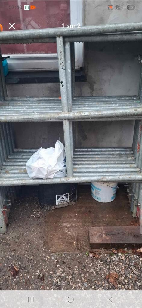 Steiger 30m2 zie beschrijving., Doe-het-zelf en Bouw, Reinigingsmachines, Ophalen