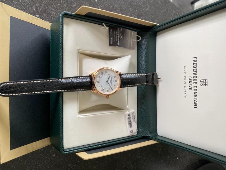 Frédérique Constant horloge, Handtassen en Accessoires, Horloges | Heren, Nieuw, Polshorloge, Overige merken, Overige materialen