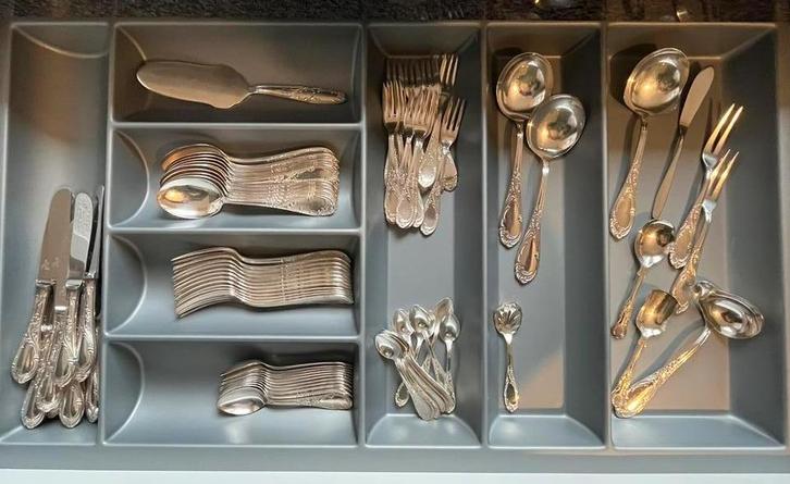 Zilveren bestek - Michelin Solingen - 1969, Antiek en Kunst, Antiek | Zilver en Goud, Zilver, Ophalen