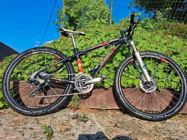 vtt 26'' specialized hardrock sport fox shimano xt, Fietsen en Brommers, Fietsen | Mountainbikes en ATB, Nieuw, Heren, Hardtail