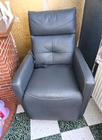 Fauteuil électrique cuir, Maison & Meubles, Enlèvement, Comme neuf, Cuir
