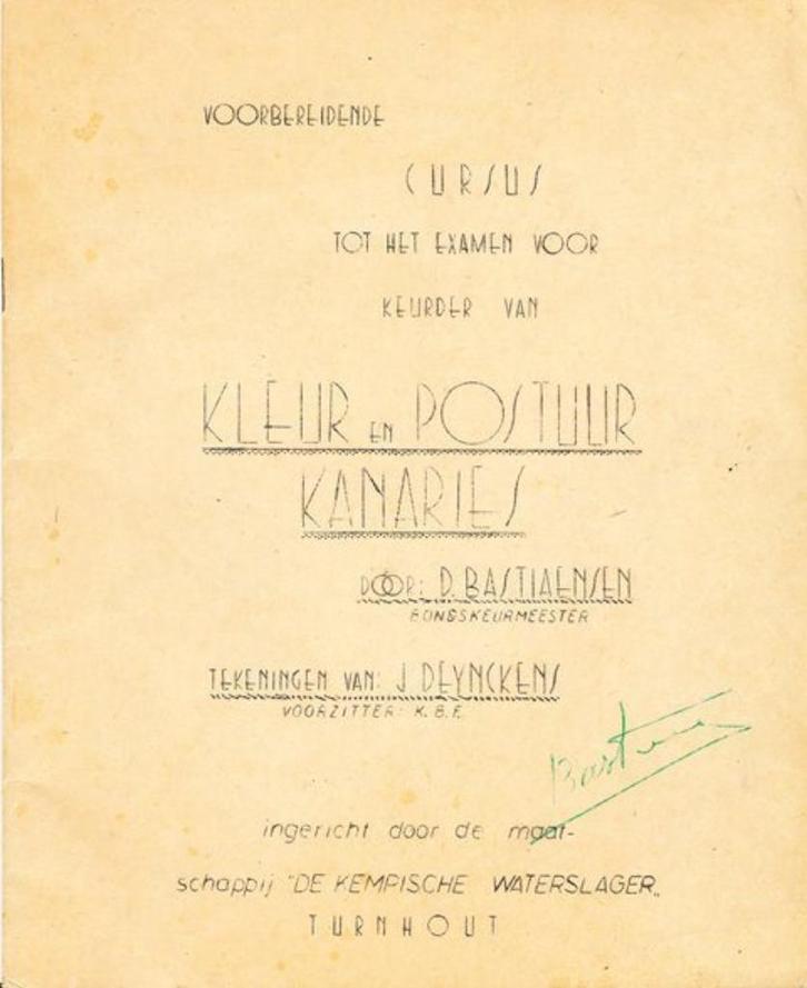 (g43) Turnhout, Keurder van Kleur- en Postuurkanaries, Boeken, Geschiedenis | Stad en Regio, Gelezen, Verzenden