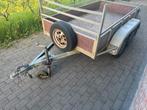 Aanhangwagen dubbelas 750 kg, Auto diversen, Aanhangers en Bagagewagens, Ophalen