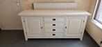 Houten witte dressoir, Huis en Inrichting, Kasten | Dressoirs, Ophalen, Gebruikt, 150 tot 200 cm, 25 tot 50 cm