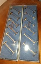 Verzilverde Keltum bestekhouders 2x 6 stuks, Antiek en Kunst, Antiek | Bestek, Ophalen of Verzenden