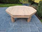 Volledig massief eiken salontafel. Geluchtgomd., Ophalen of Verzenden, Zo goed als nieuw