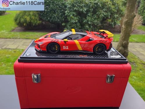BBR 1/18 Ferrari SF90 XX Stradale Le Mans Livery Luxury Pack, Hobby en Vrije tijd, Modelauto's | 1:18, Nieuw, Ophalen of Verzenden