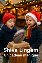 Shiva Lingam naturel • 13 cm – 771g • Énergie positive, Maison & Meubles, Moins de 25 cm, Beige, Comme neuf, Autres matériaux