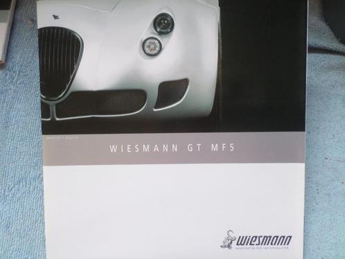 Brochure sur le coupé Wiesmann MF5, Livres, Autos | Brochures & Magazines, Envoi