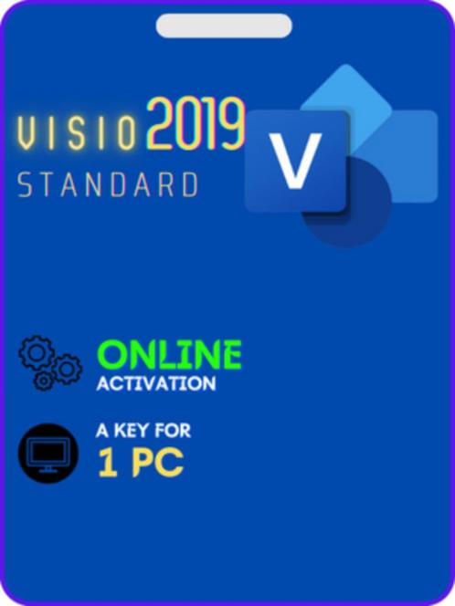 Microsoft Visio 2019 Standard (1 PC), Informatique & Logiciels, Systèmes d'exploitation, Neuf, Windows, Enlèvement ou Envoi