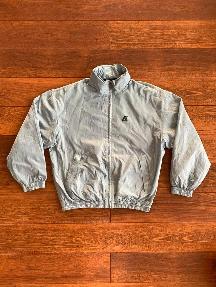 Vintage K-Way-jas (maat XL), Kleding | Dames, Jassen | Zomer, Zo goed als nieuw, Ophalen of Verzenden