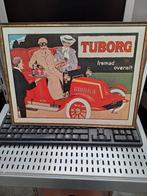 Recamebord Tuborg Glacoide met zegel, Collections, Marques & Objets publicitaires, Enlèvement, Comme neuf, Panneau publicitaire