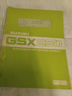 Service Manual Suzuki gsx250 sup, Motoren, Suzuki