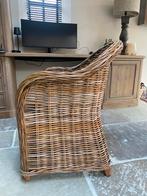Rieten eetkamer stoelen, 6 stuks ., Huis en Inrichting, Stoelen, Ophalen, Gebruikt
