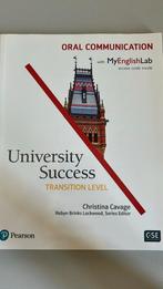 University succes transition level - oral communication, Enlèvement ou Envoi, Neuf, Enseignement supérieur, Robyn Brinks Lockwood