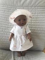 134. Babyborn: Nieuw jurkje met zonnehoedje, Nieuw, Ophalen of Verzenden, Babypop