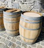 Houten vaten van 225 liter (eikenhout). Uitstekende conditie, Ophalen of Verzenden, Zo goed als nieuw