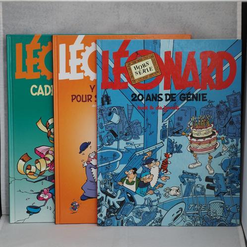 3 BD - Léonard (Turk & De Groot), Boeken, Stripverhalen, Gelezen, Meerdere stripboeken, Ophalen