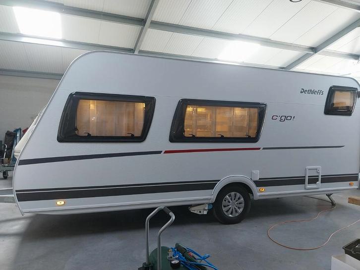Dethleffs C'Go QSK 495 Stapelbed, Caravans en Kamperen, Caravans, Bedrijf, Dethleffs, Stapelbed, Mover, Ophalen