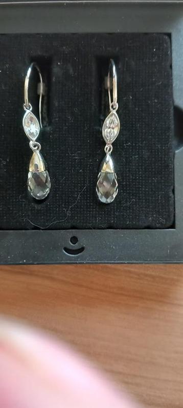 Liora oorbellen met Swarovski steentjes. Nieuw.  beschikbaar voor biedingen