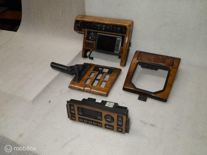 Hout look middenconsole panelen Range Rover P38, Autos : Pièces & Accessoires, Habitacle & Garnissage, Land Rover, Utilisé, Enlèvement ou Envoi